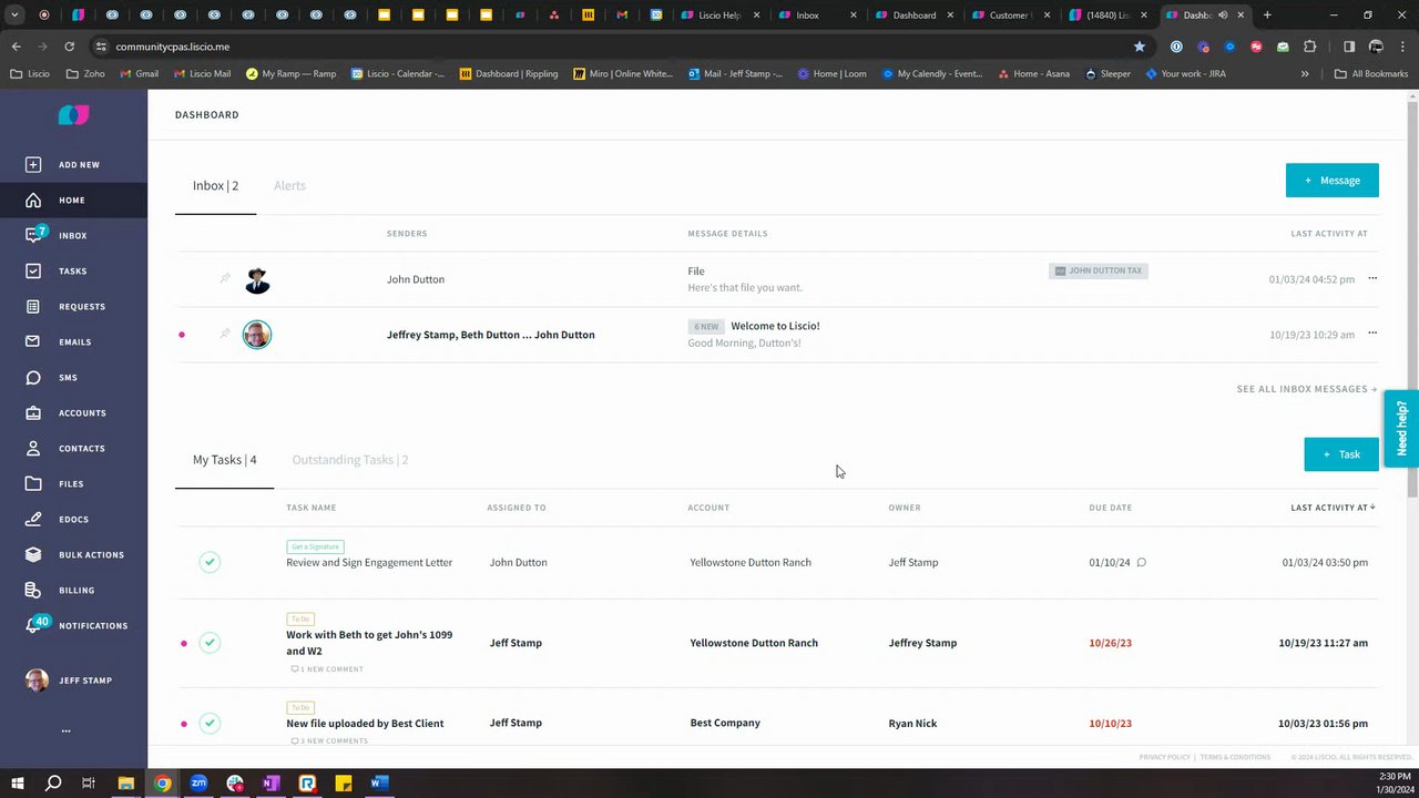 Preview of Editing a Request Created from a Template