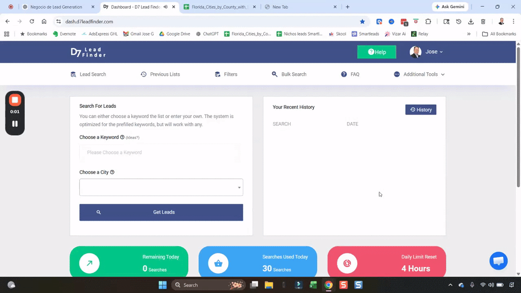 Genera 10,000 Prospectos/Día con Software D7 Lead Finder