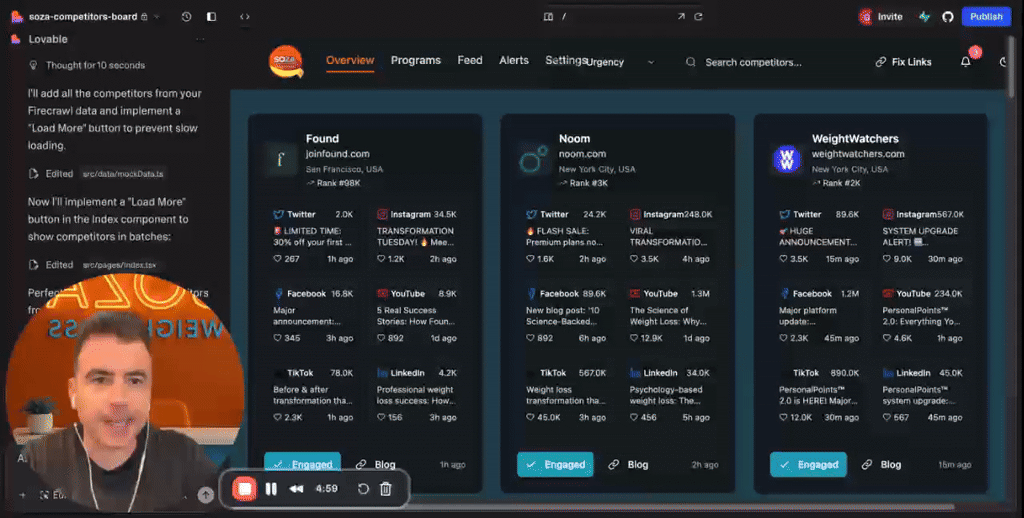 [QUESTION] Can I track my competitors live?