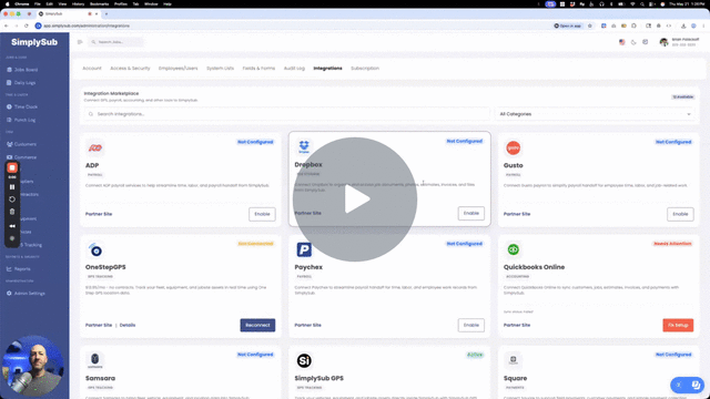 Integrations Marketplace