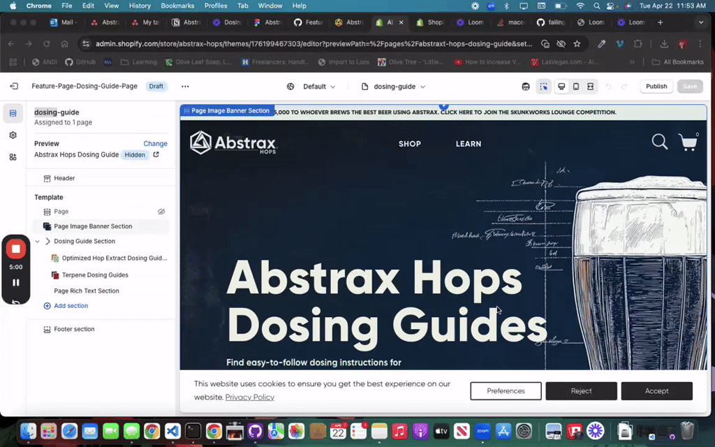 Dosing Page