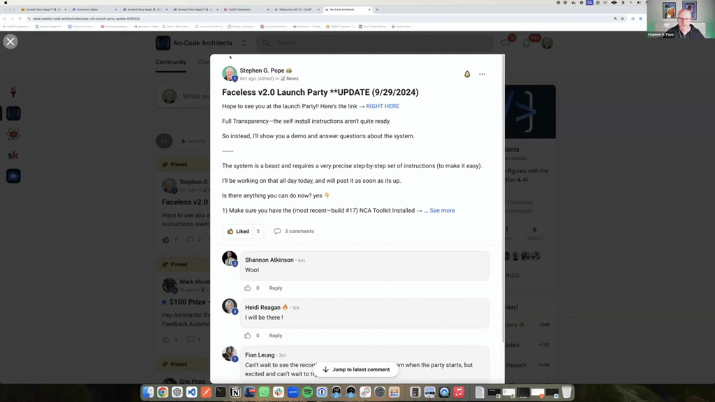 🎉 Automated Faceless Video Launch Party (ZOOM Call)