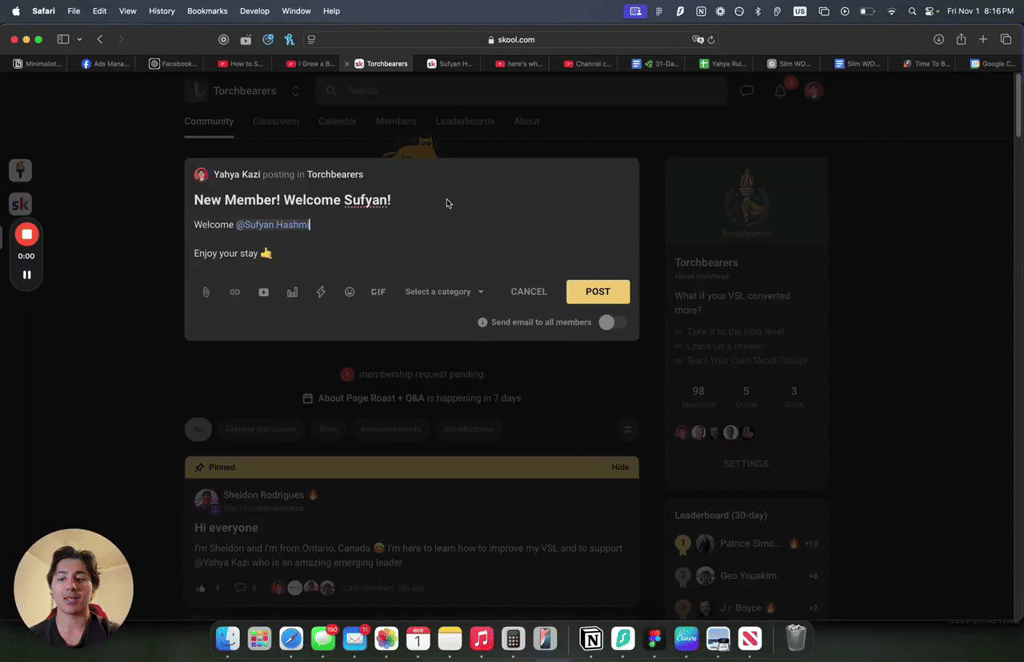 New Member! Welcome Sufyan!