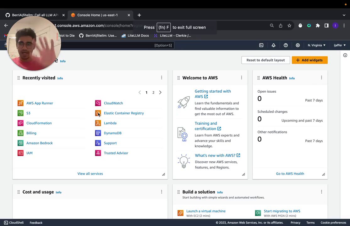 Preview of Deploy LiteLLM on AWS App Runner