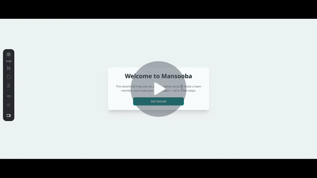 Initial Setup Walkthrough