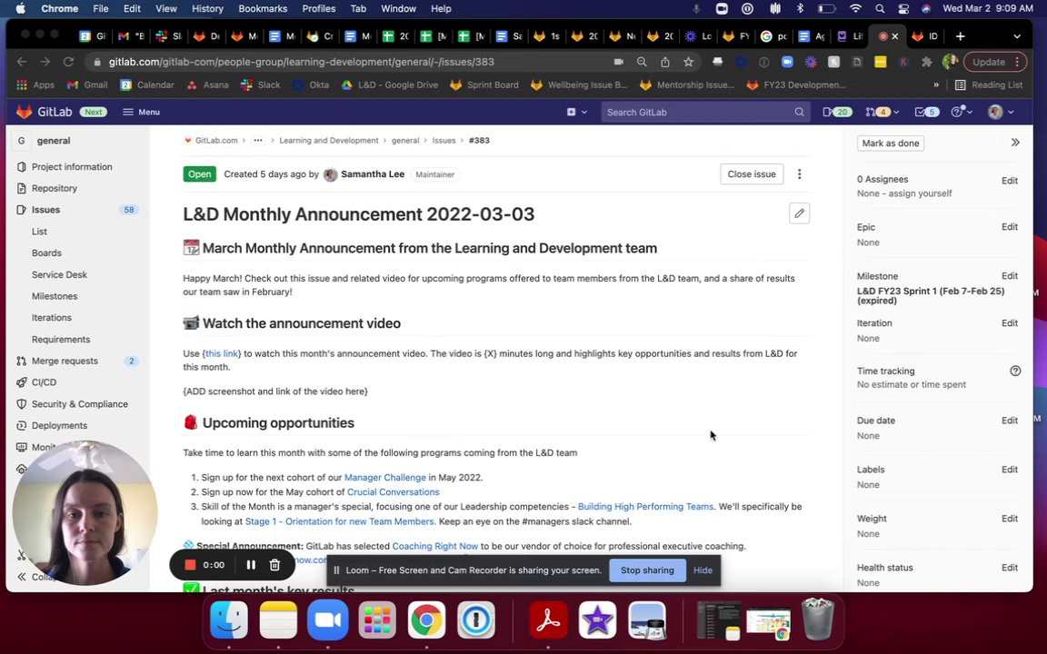 Preview of L&D Monthly Announcement - March 2022