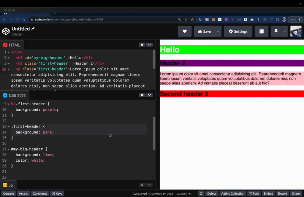 ⚡ Targeting multiple elements with the same style - HTML and CSS ...