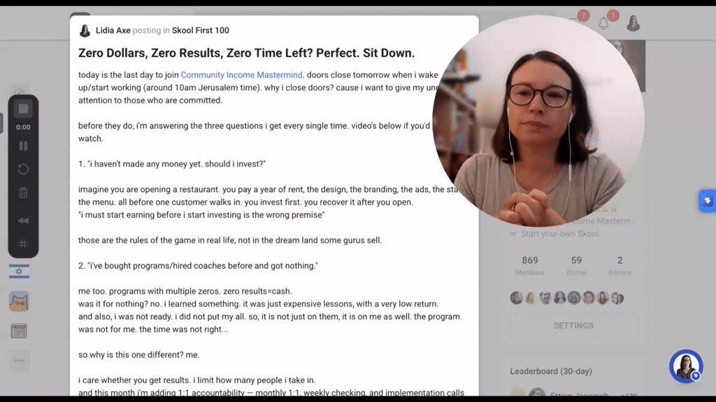 Zero Dollars, Zero Results, Zero Time Left? Perfect. Listen to me.