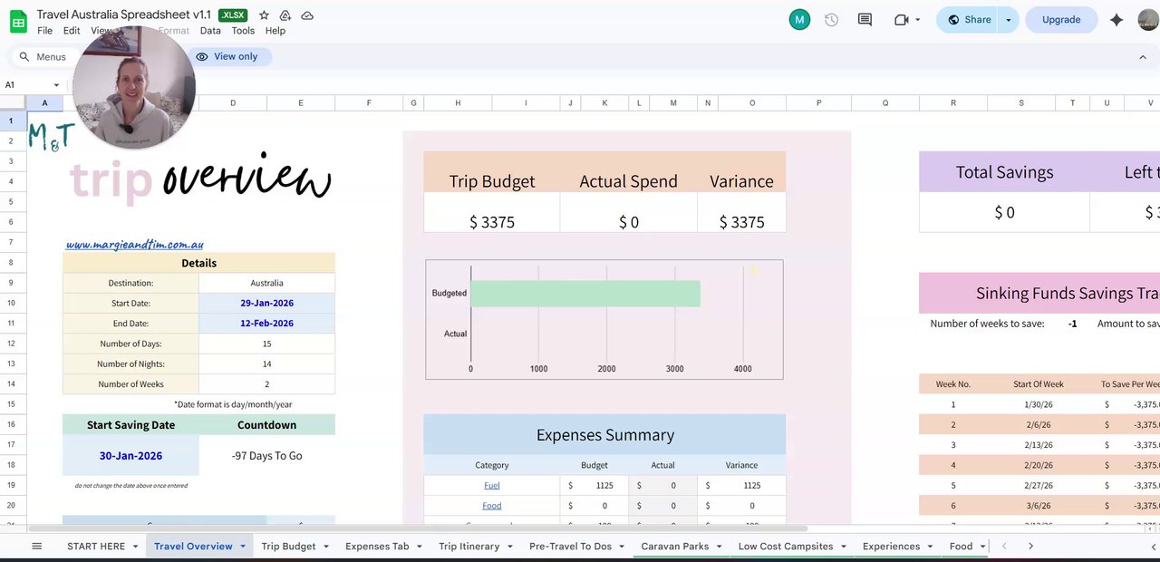 Watch how the Budget Planner works