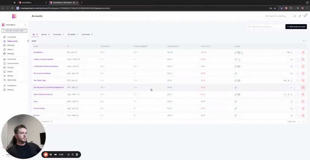 Today's call | Affiliate & Reseller stuff
