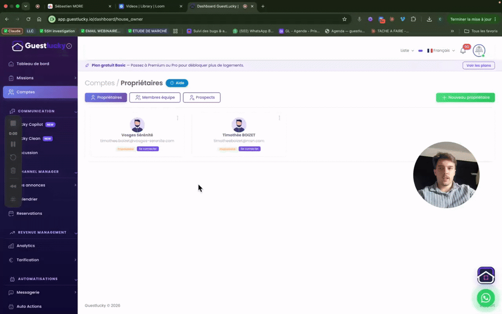 🧹 Vidéo atelier Guestlucky - Guide d'utilisation de l'app web pour vos prestataires de ménage