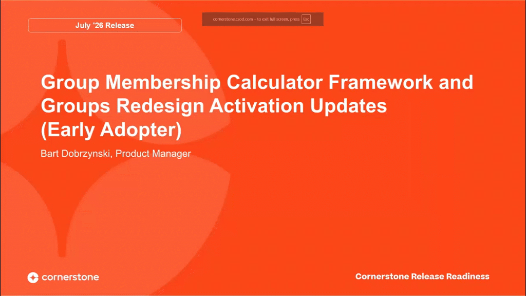 Event-Based Group Membership Calculator Framework
