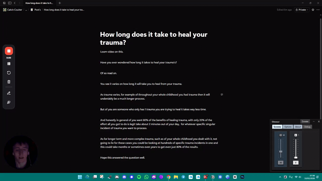 How long does it take to heal your trauma?