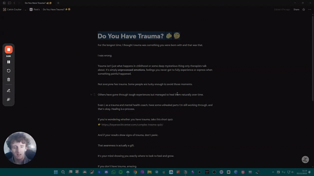 Test your trauma scores here :)