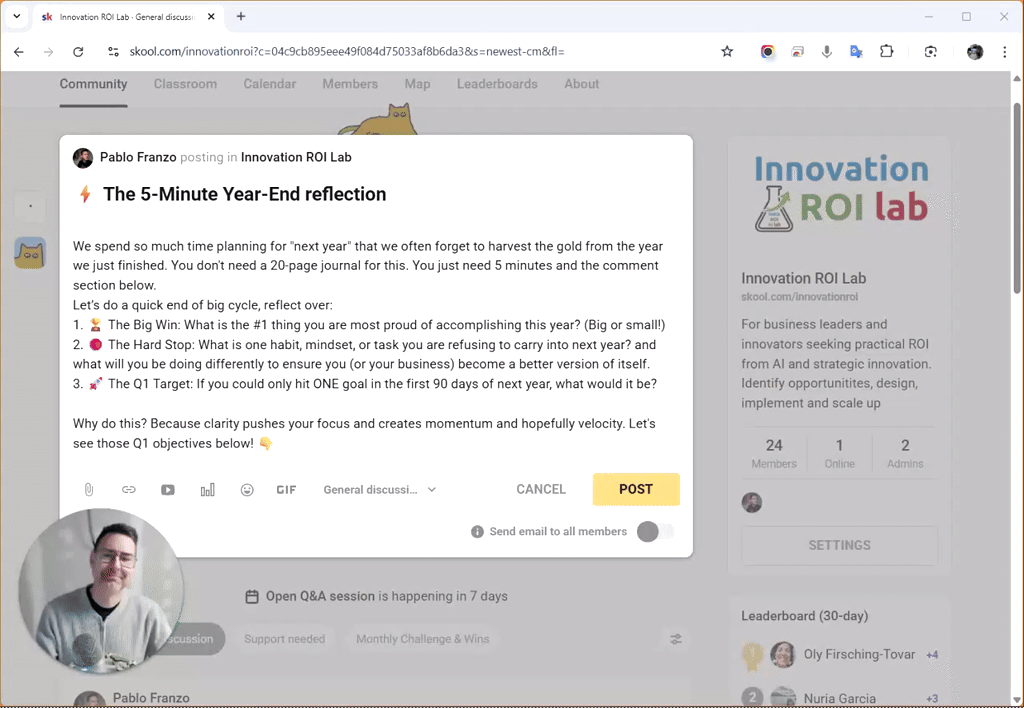 ⚡ The 5-Minute Year-End reflection