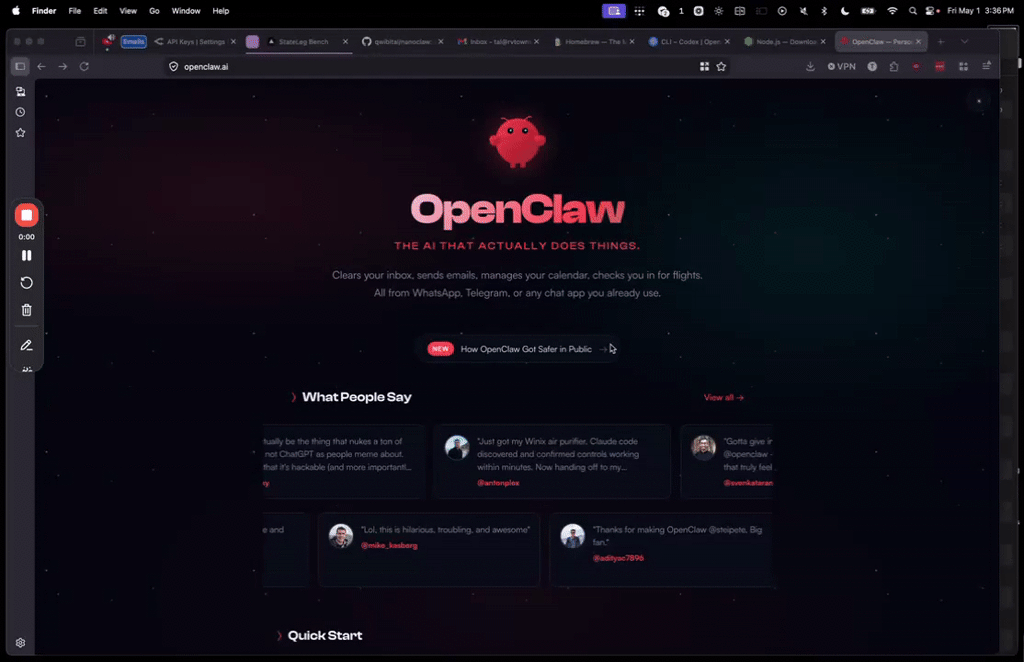 OpenClaw Install on MacOS — Loom walkthrough