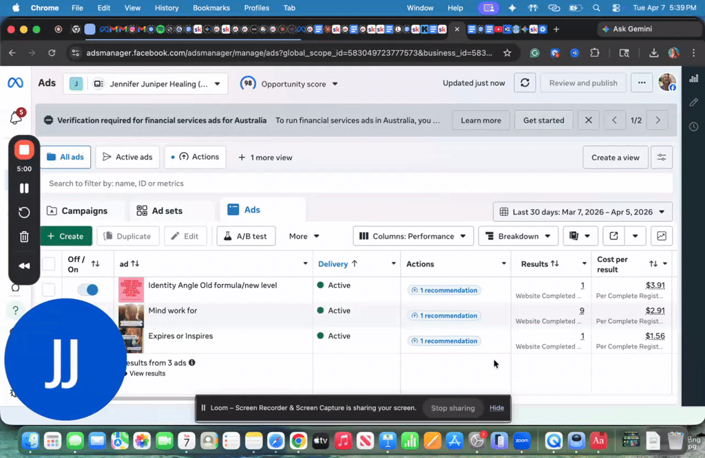 Feedback on my ad data