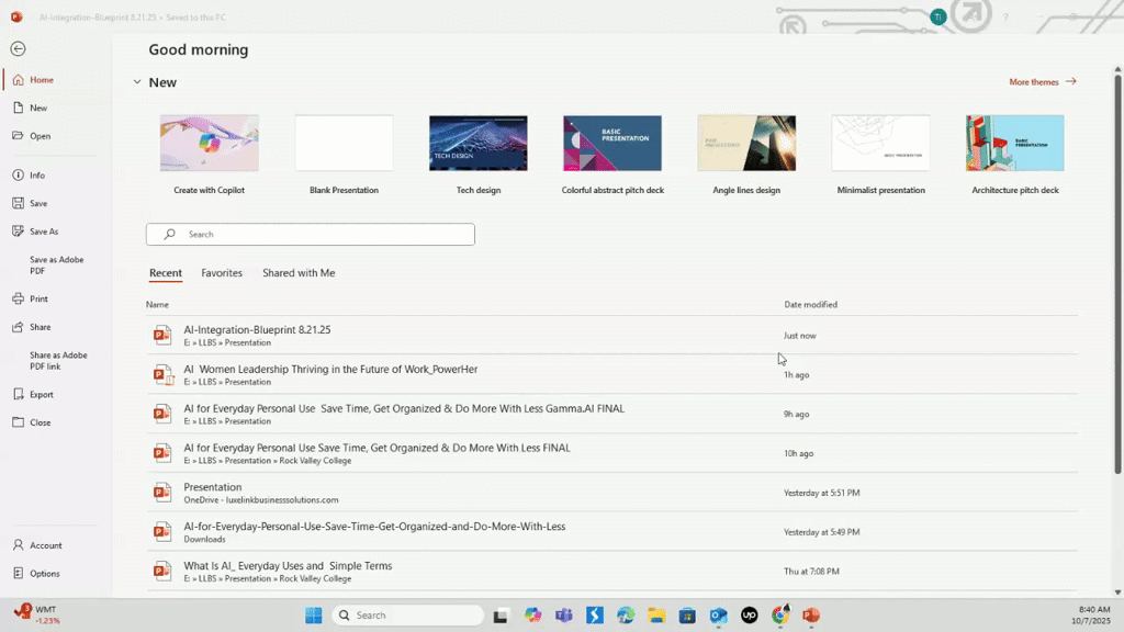 New Training Drop: How to Use Copilot in PowerPoint Like a Pro