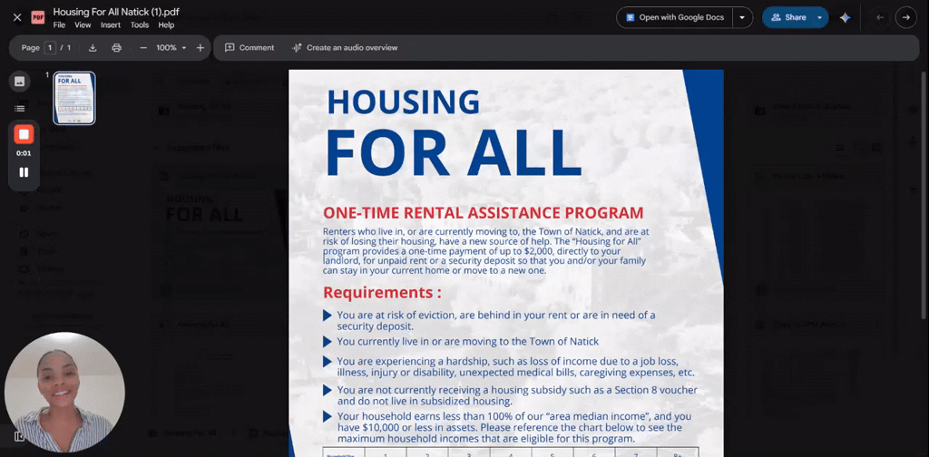 Housing for All Program Eligibility and Next Steps