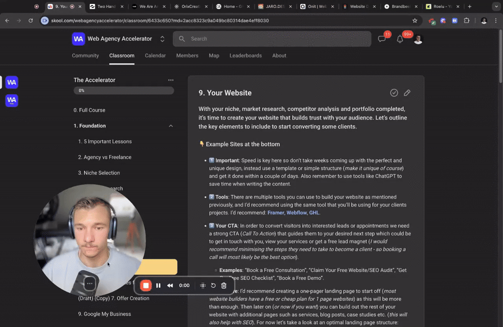 👇 Copy This Website Structure | Ultimate Landing Page