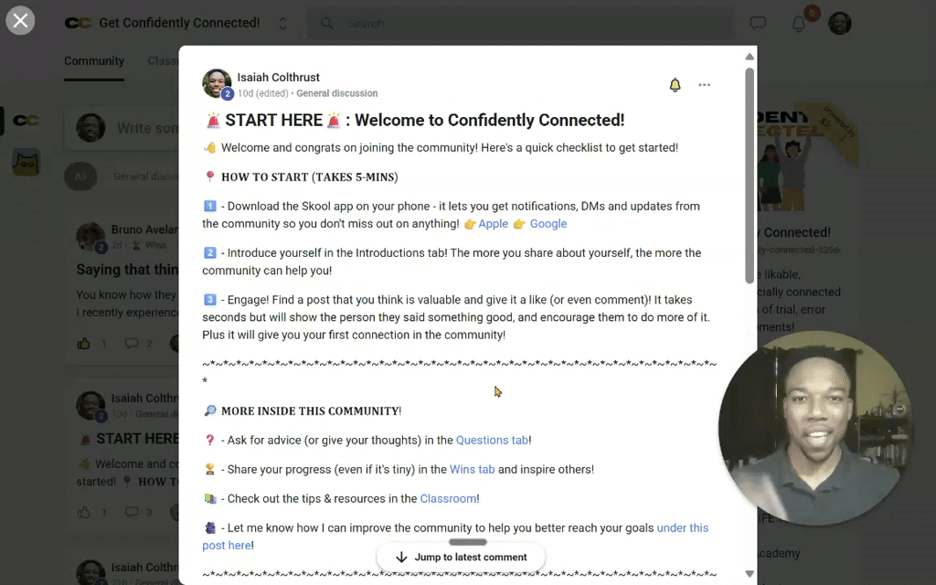 🥳START HERE: Welcome to Confidently Connected! (a 5-min checklist)