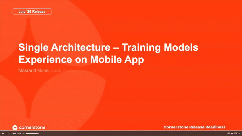 Training Models Now Available on the Mobile App