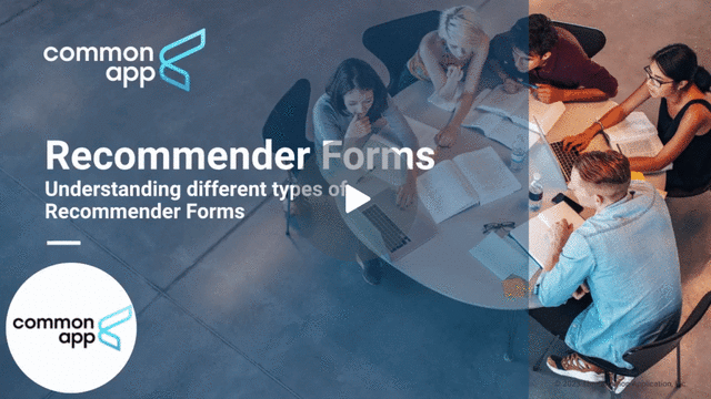 Recommendation Forms