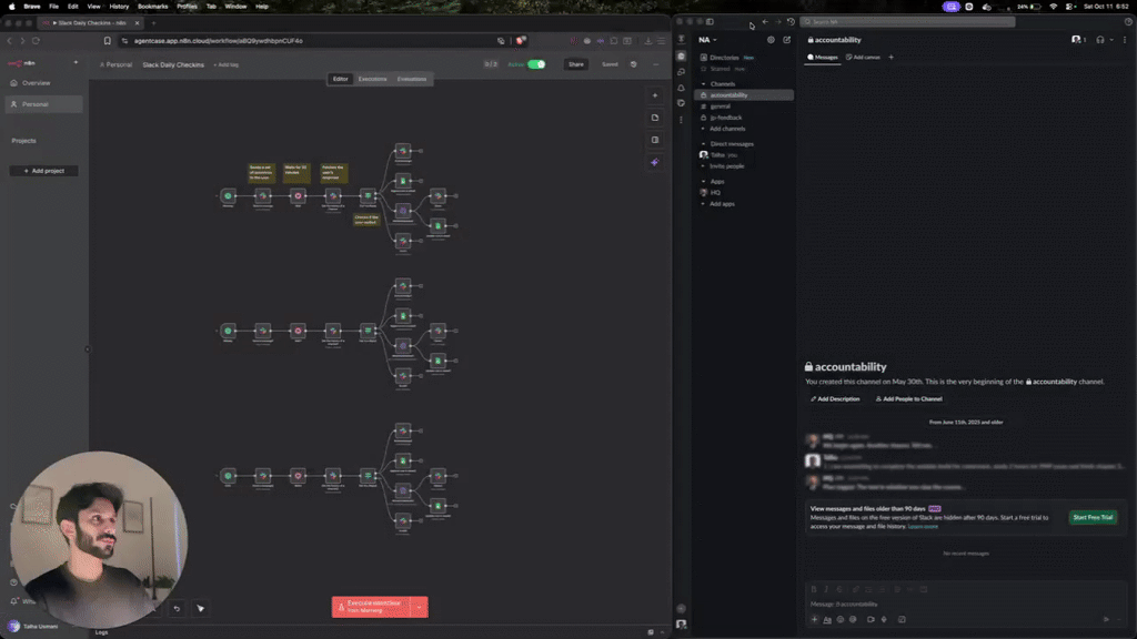 Guidance on redesigning my n8n + slack Self-Accountability workflow