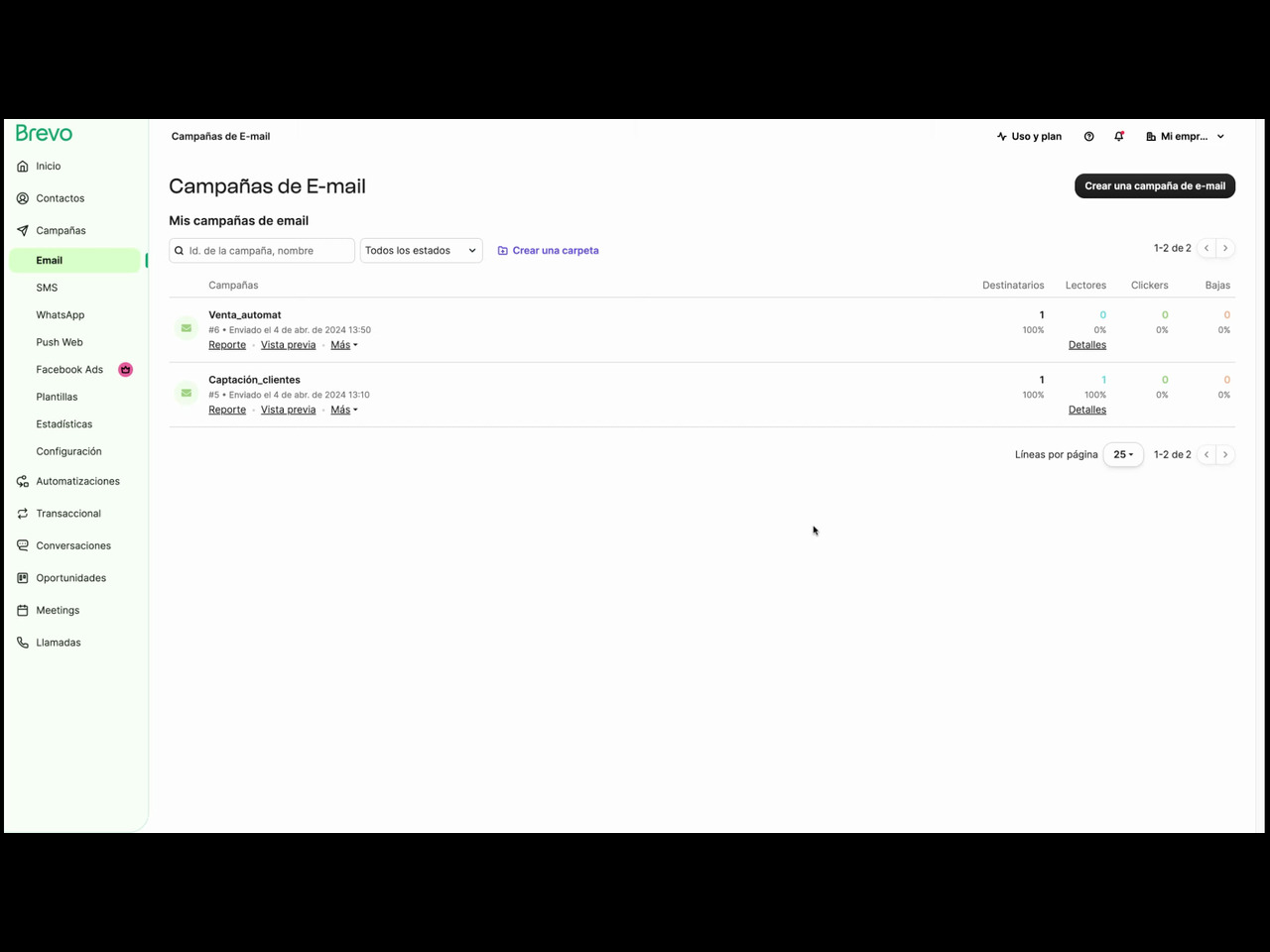 Cómo crear automatizaciones de email marketing en Brevo