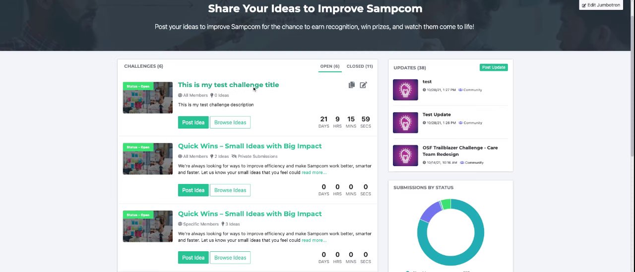 Preview of Ideawake - 28 September 2022