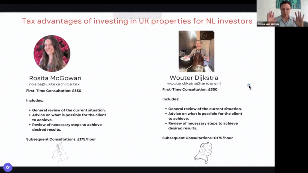 Taxes between NL and UK 