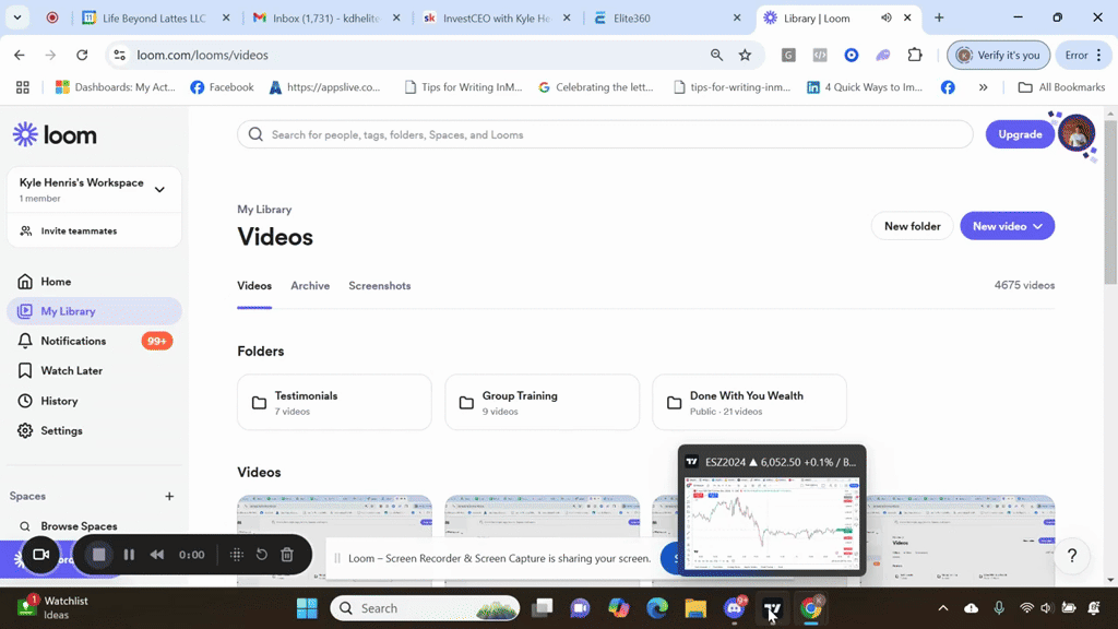 Submitting orders on trading view