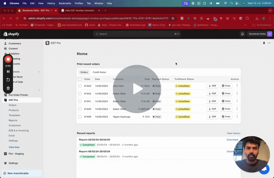 Add GST Number and Company Name for B2B Customers - Video Guide - Video thumbnail