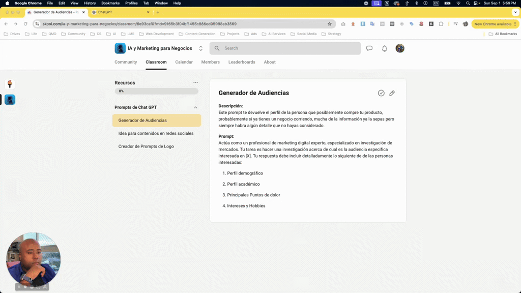 Prompt Generador de Audiencias