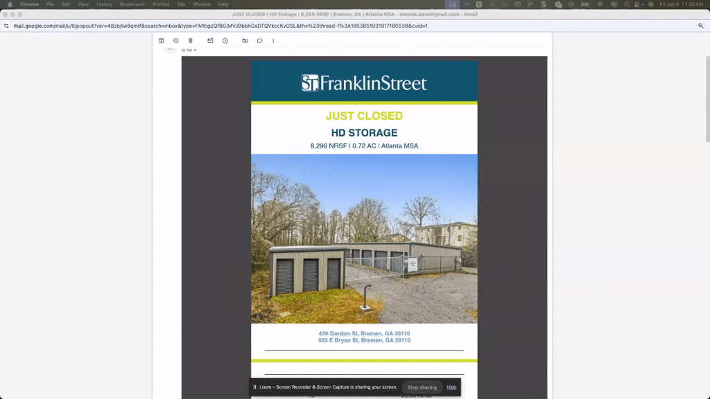 Strategy: "Just Closed" Emails from Broker (how to leverage)