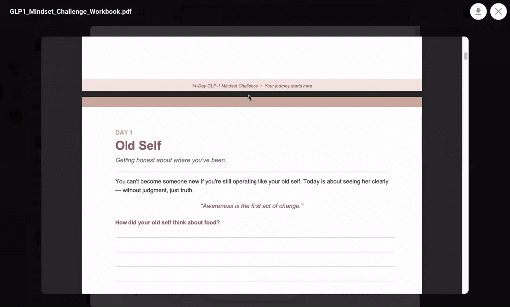 🧠 Day 8 of mindset challenge _ Eating like her 