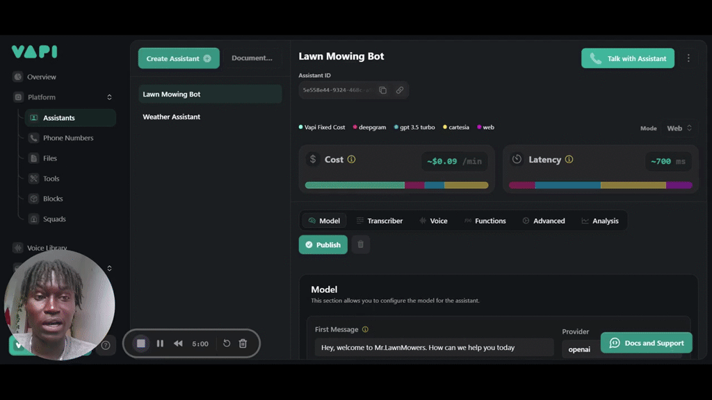 Vapi AI Tool Calling Issue