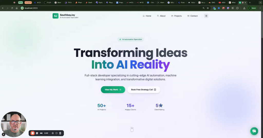 Vibe Coded a Chatbot for my Website! 