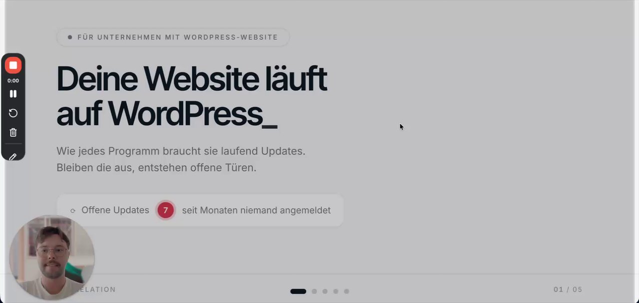 Vorschaubild des Videos ueber WordPress-Updates