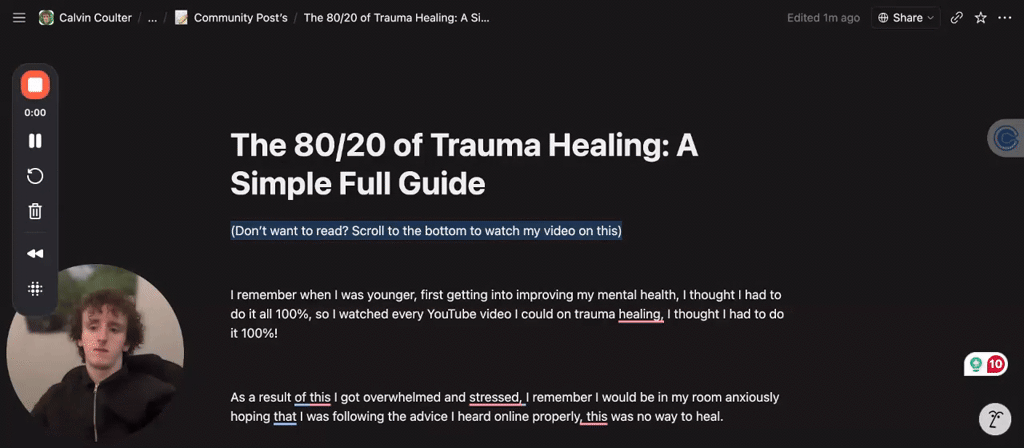 The 80/20 of Trauma Healing: A Simple Full Guide