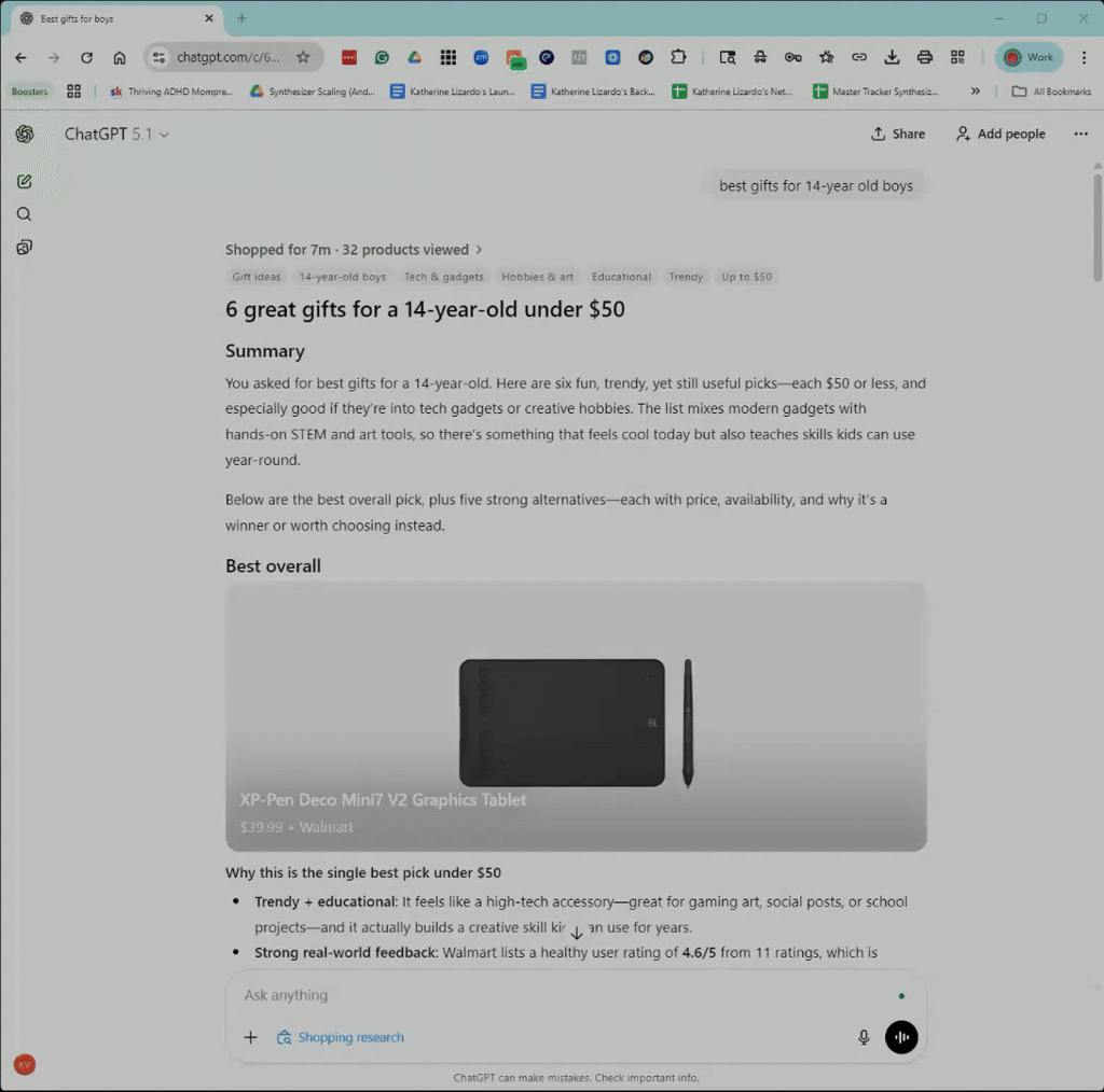 ChatGPT 🔥New Shopping Research Feature