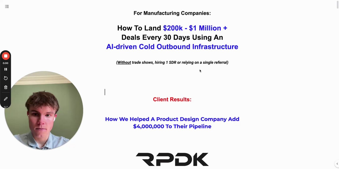 Preview of How to Land High-Ticket Manufacturing Deals with AI-Driven Outbound Infrastructure