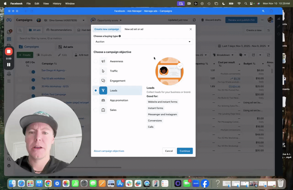 Setup Custom Conversions For Your 30-Minute Workshop (Facebook Ads)