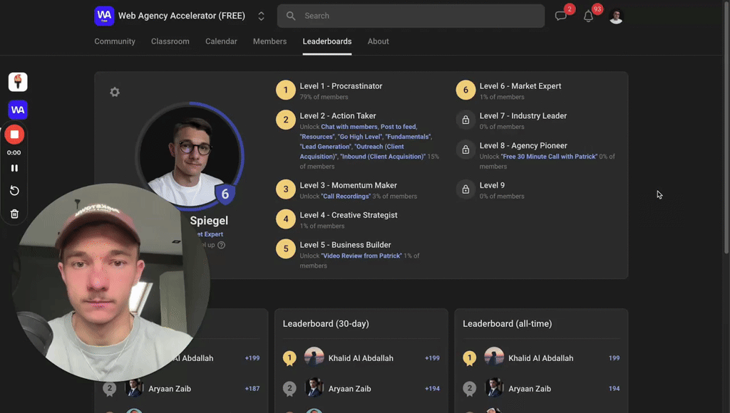 Free Strategy Call with Patrick (Level up!)