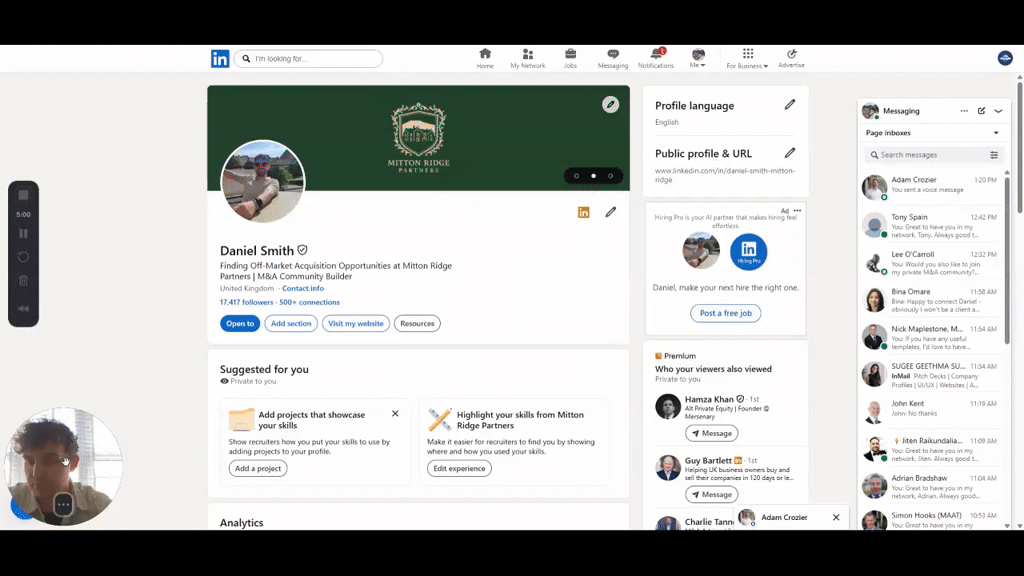LinkedIn Profiles For Business Buyers