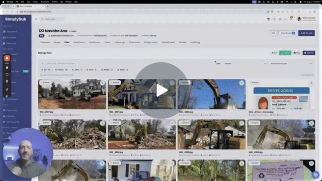 Files, Photos, and Documentation
