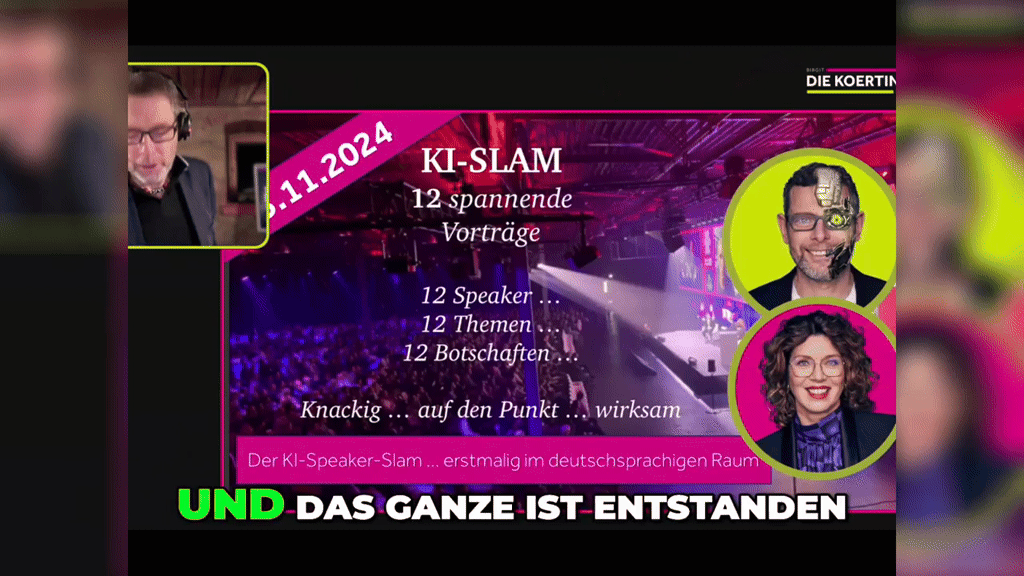 Alle Vorträge des 1. KI-Speaker-Slam ... sind im Classroom