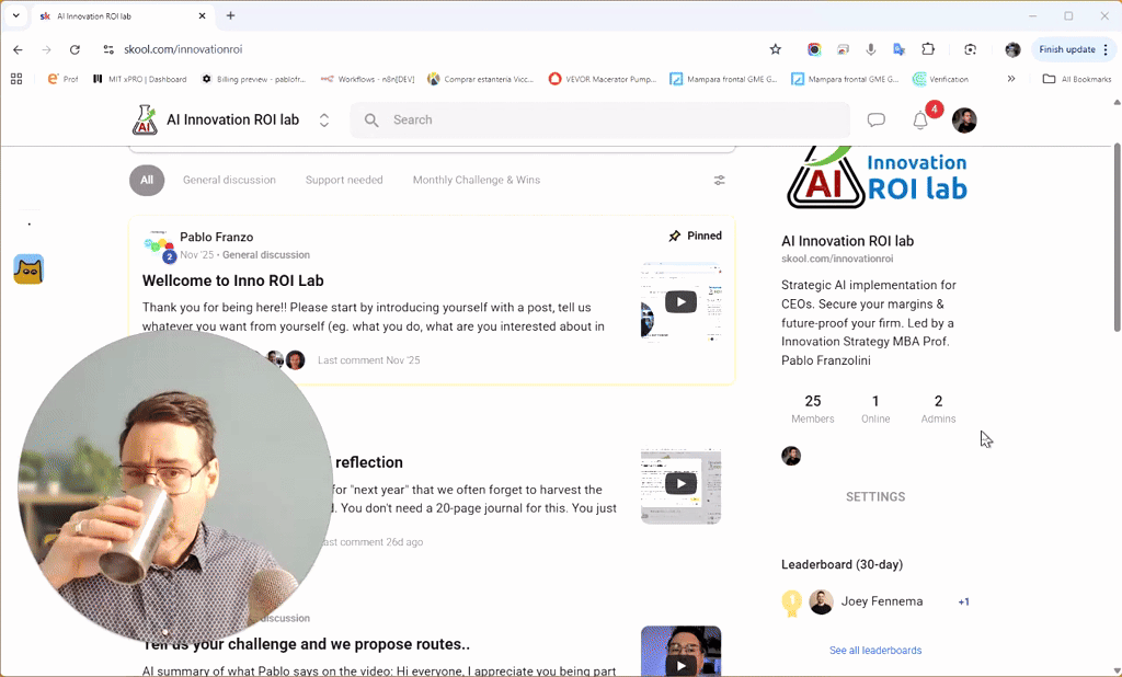 Quick update for my founding members... 