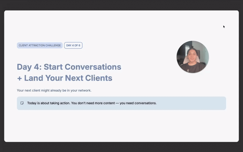 🚨 CLIENT ATTRACTION CHALLENGE — DAY 4 IS LIVE 🚨