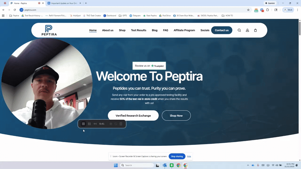 Important FedEx Update for Recent Peptira Orders